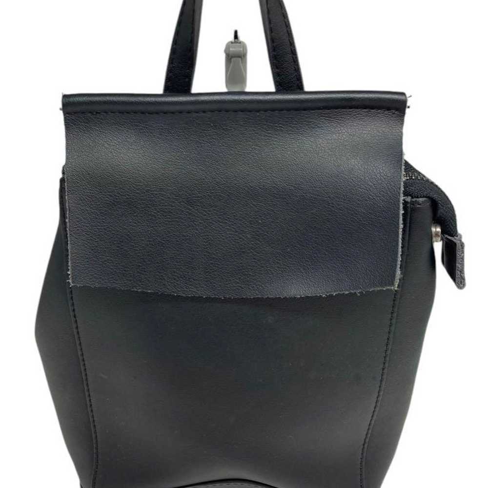 BARCOS Shoulder Bag Rucksack Leather Black - image 1