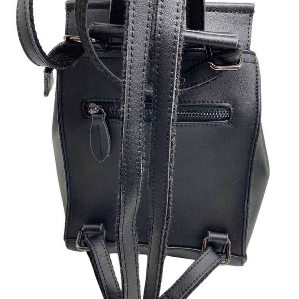 BARCOS Shoulder Bag Rucksack Leather Black - image 3