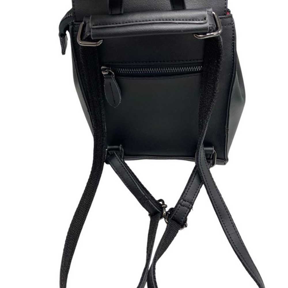 BARCOS Shoulder Bag Rucksack Leather Black - image 5