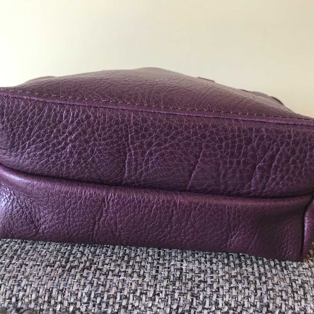 Portland Leather Goods Plum Mini Zip Crossbody - image 5