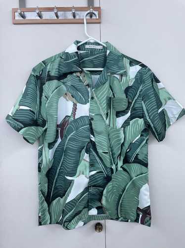 MNML Hawaiian Button Up Camp Collar Shirt - image 1