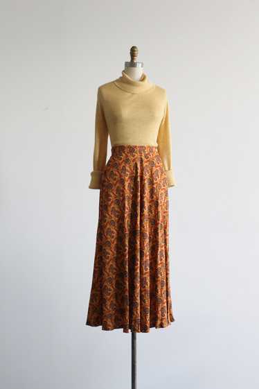 harvest moon midi skirt