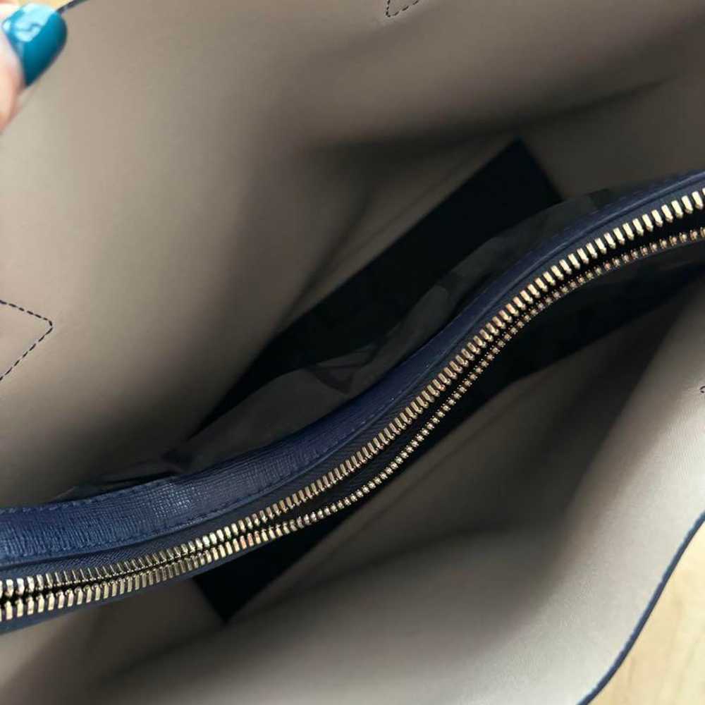 Great condition! FURLA tote bag, blue. - image 11