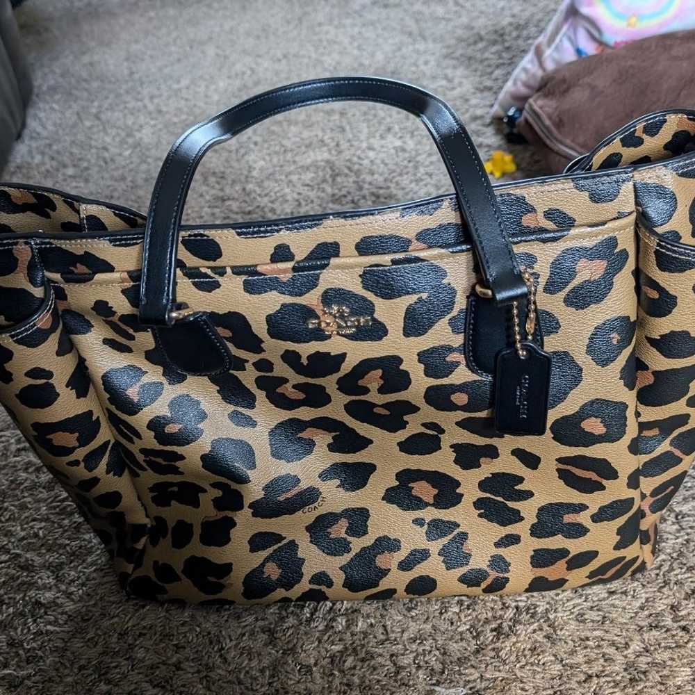 Large coach Tote purse - image 1