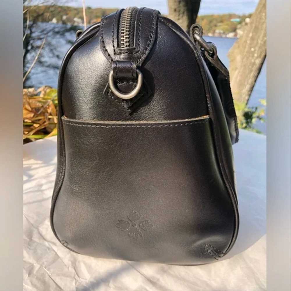 Patrica Nash Vintage Leather Black Tote Bag - image 2