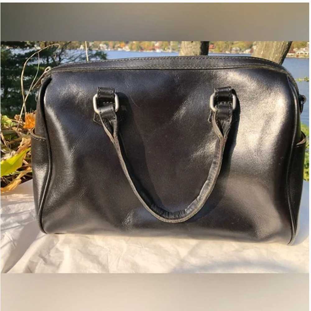 Patrica Nash Vintage Leather Black Tote Bag - image 3