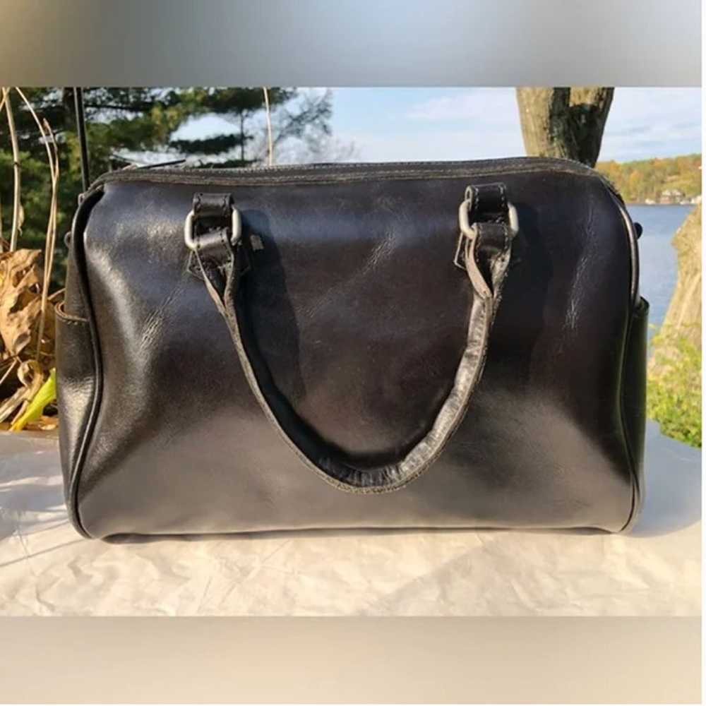 Patrica Nash Vintage Leather Black Tote Bag - image 6