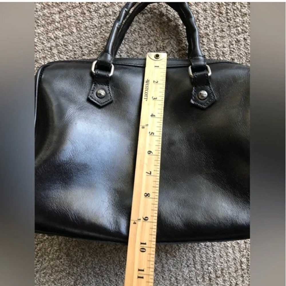 Patrica Nash Vintage Leather Black Tote Bag - image 8