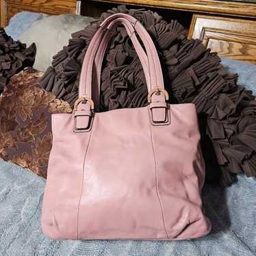 Coach Soho North South Leather Tote Bag Purse