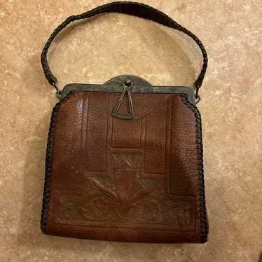 Vintage Genuine Steerhide Purse (1931)