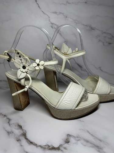 Prada flower leather sandals - Gem