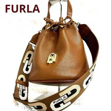 Exquisite item ✨ FURLA Sleek 2way Drawstring Shou… - image 1