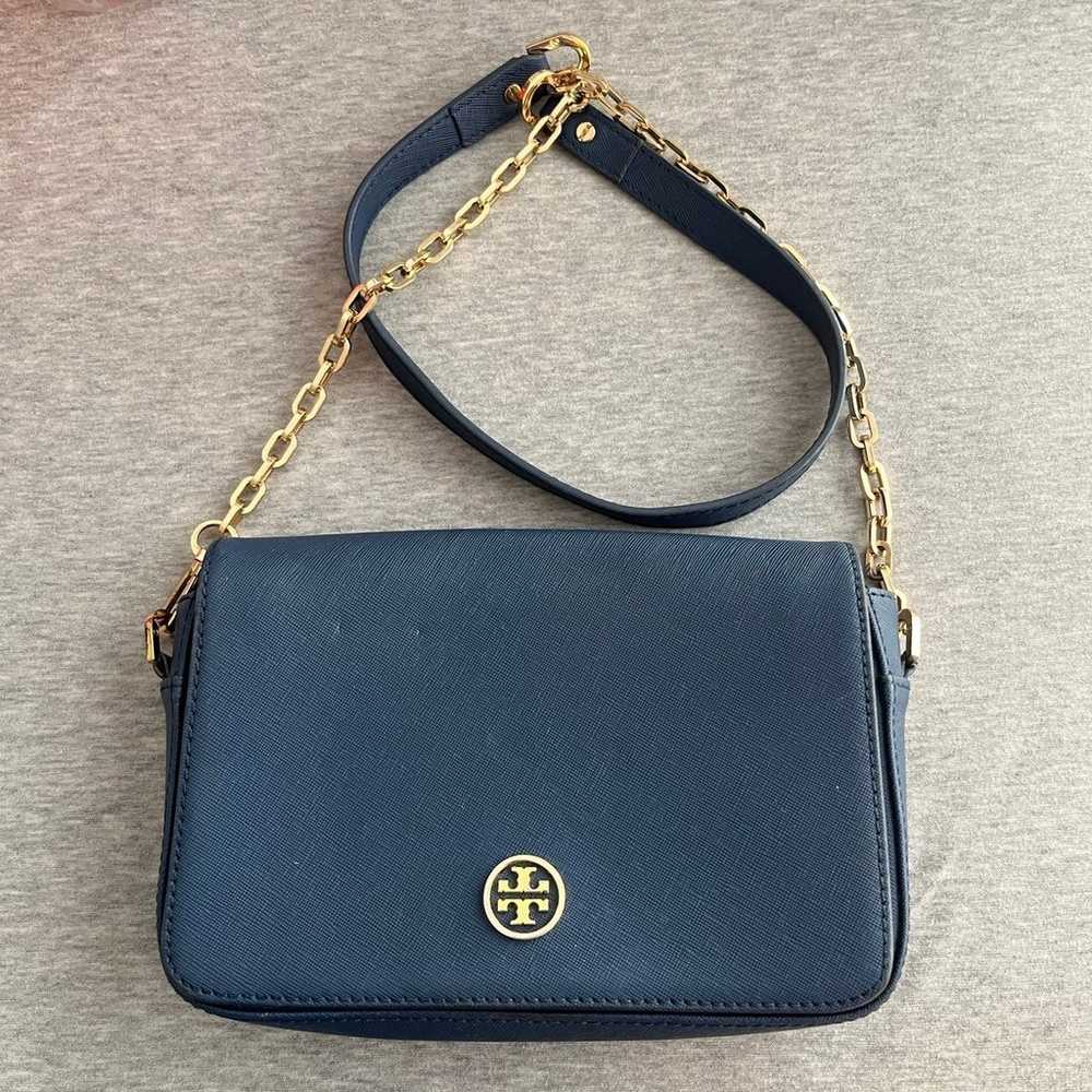 Tory Burch Patent leather Robinson crossbody bag - image 2