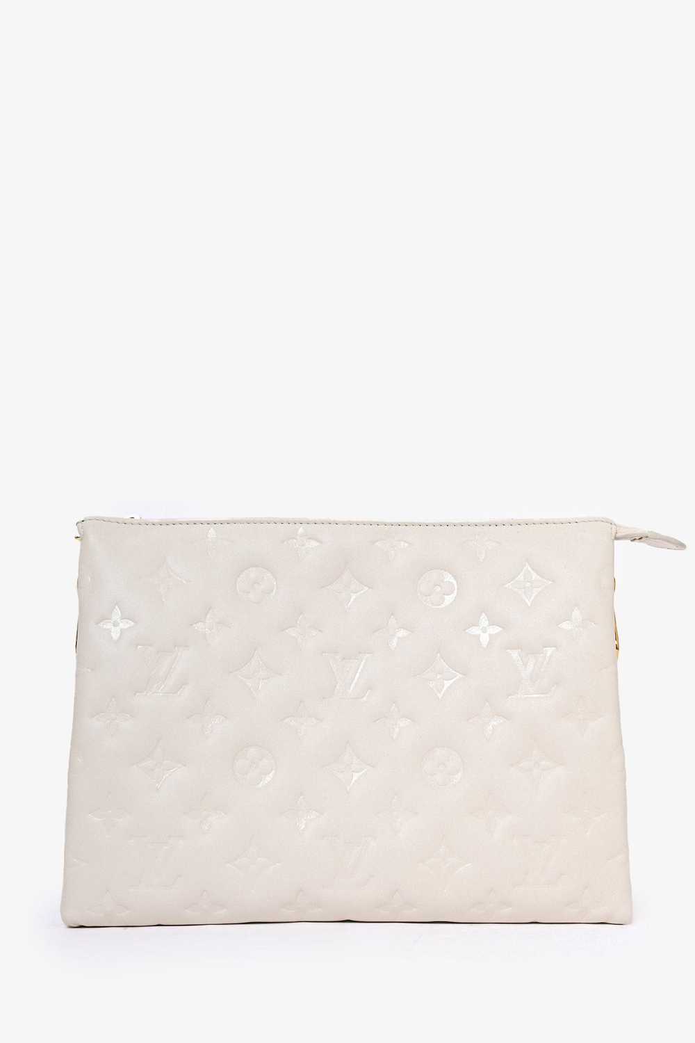 Louis Vuitton 2021 White Empreinte Leather Coussi… - image 1