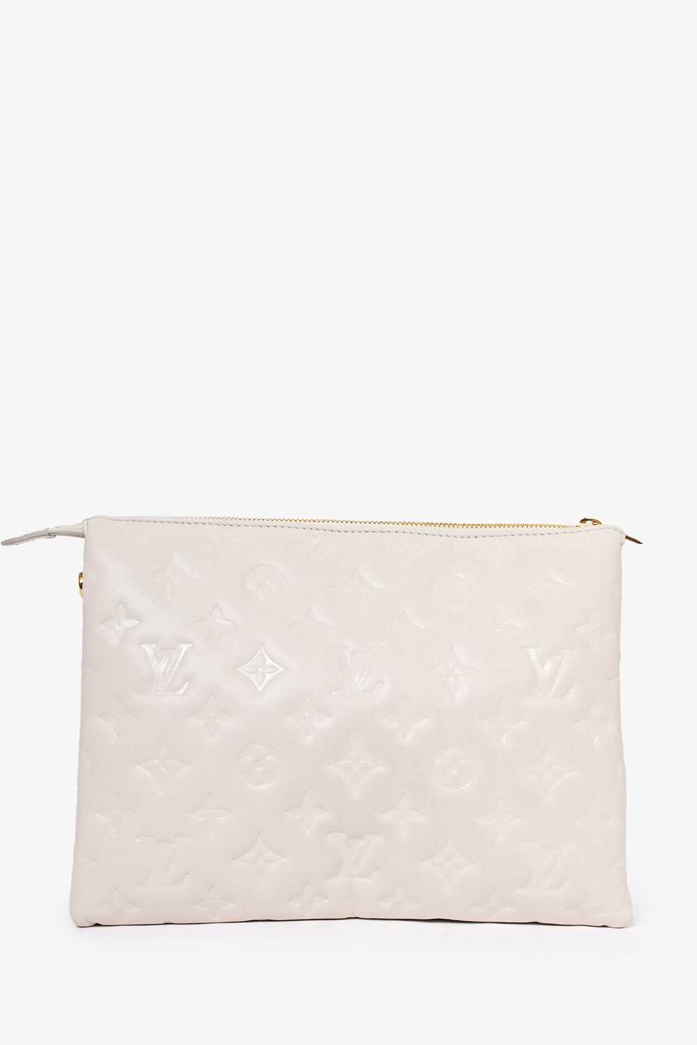 Louis Vuitton 2021 White Empreinte Leather Coussi… - image 2