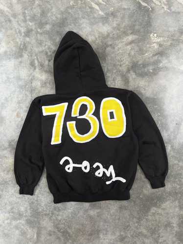 Asspizza Asspizza 730 Puff Print Black Logo Hoodie