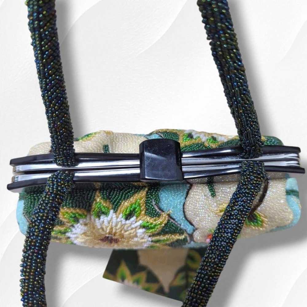 Beaded handbag, Showa retro, vintage, Japanese-st… - image 9