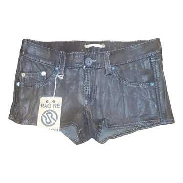 Ra-Re Leather mini short