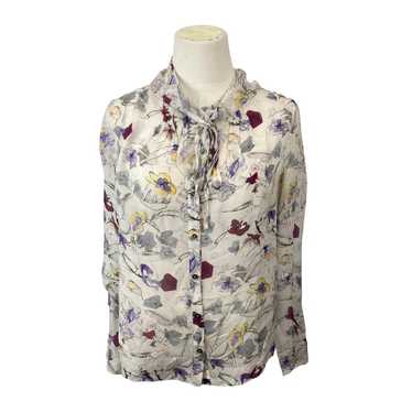 Chloe Sheer Floral Button Down