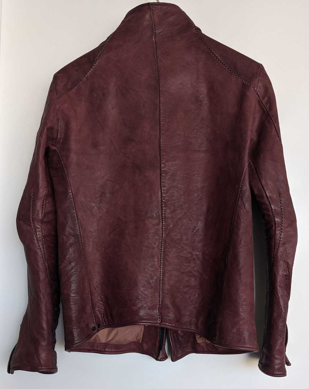 Incarnation Bordeaux Leather Jacket - image 2