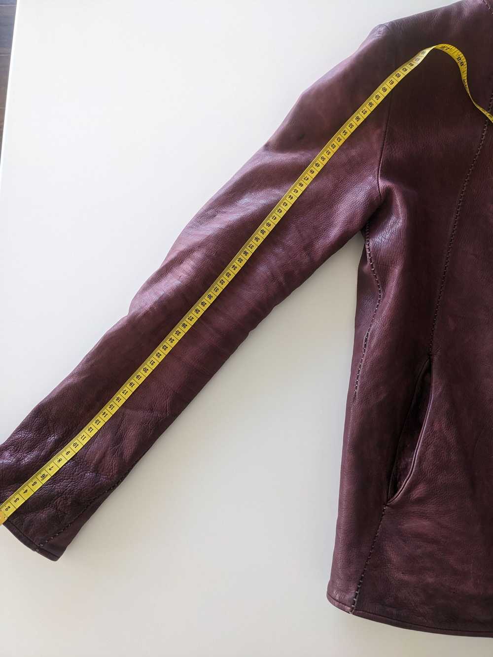 Incarnation Bordeaux Leather Jacket - image 4