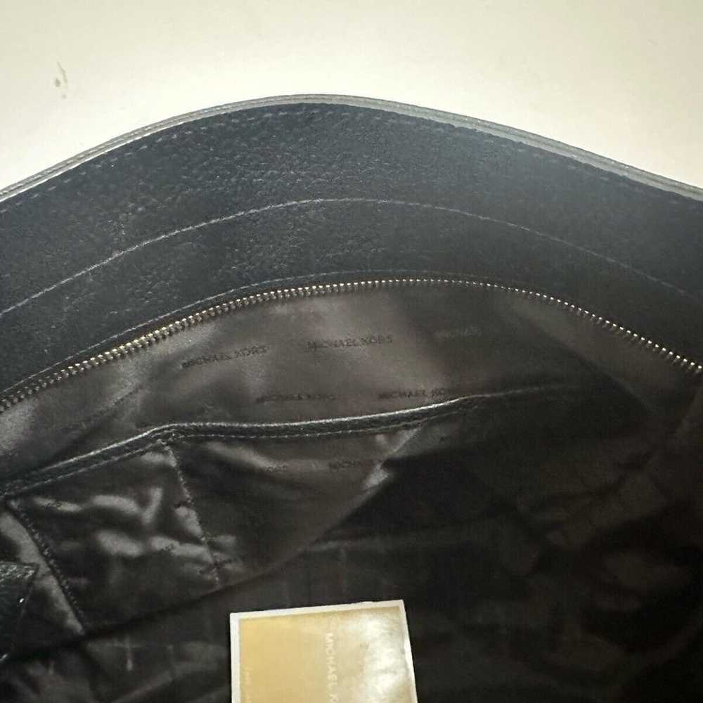 NWOT Michael Kors Lena Black Hobo Pebble Leather … - image 10