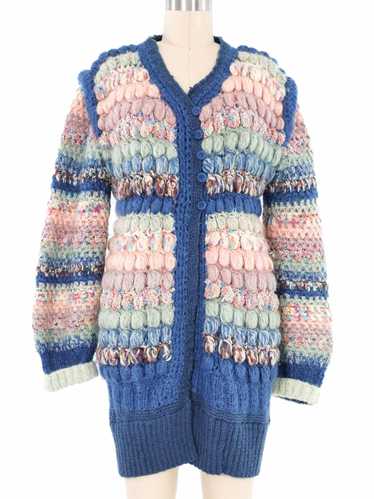 Pastel Pom Pom Cardigan