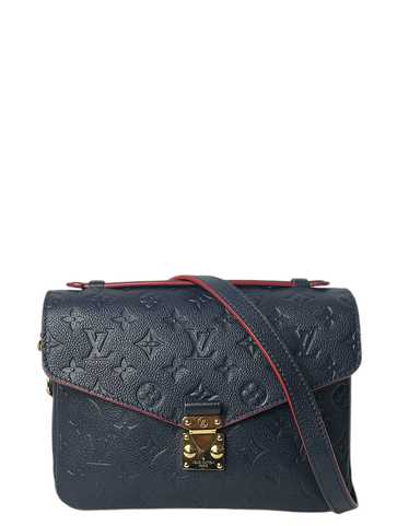 Louis Vuitton Marine/ Rouge Empreinte Pochette Met