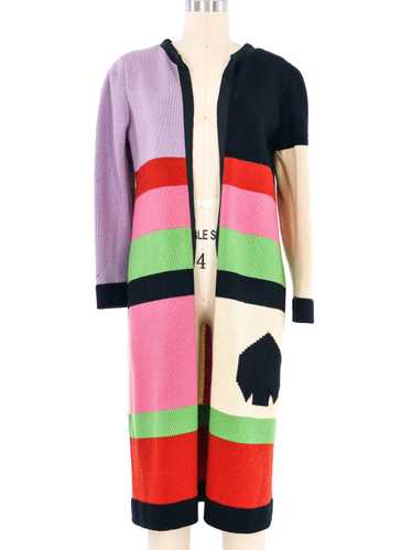 Mary McFadden Colorblock Cardigan