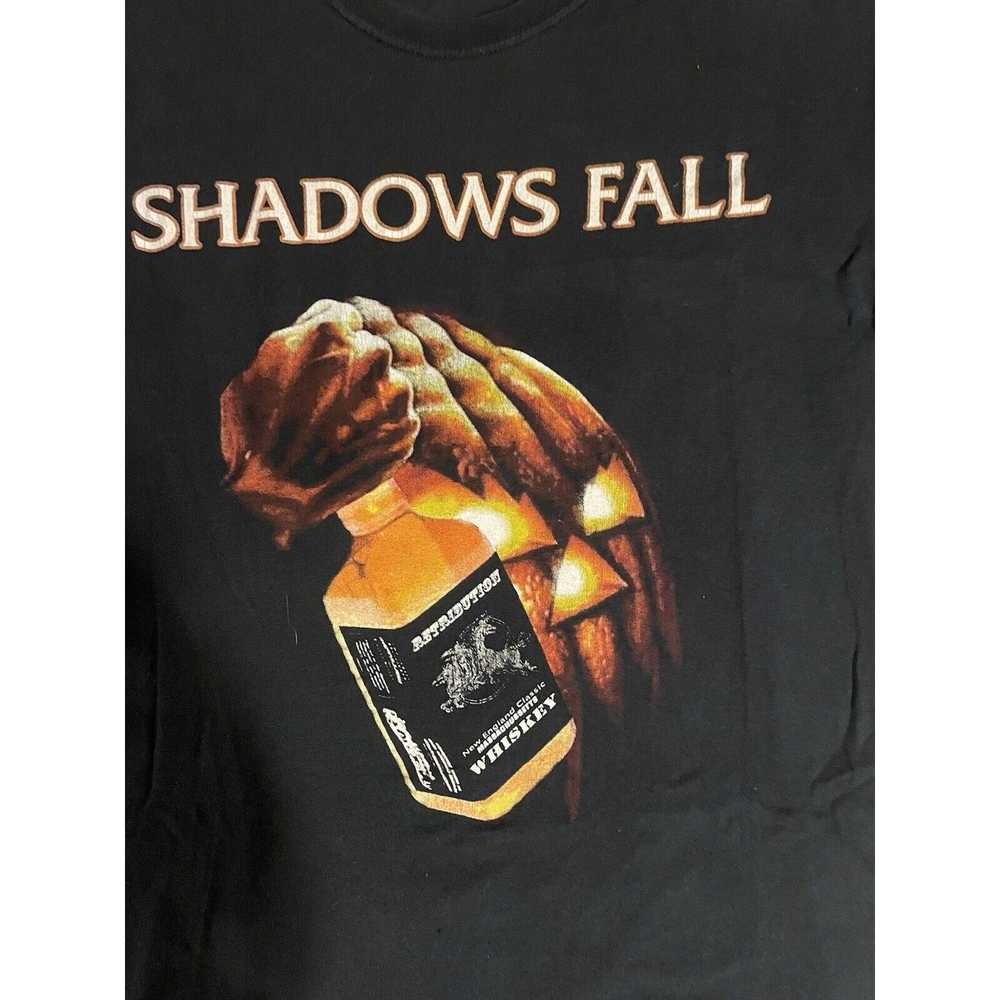 Gildan VTG Y2K Shadows Fall Tour Merch T-Shirt La… - image 2