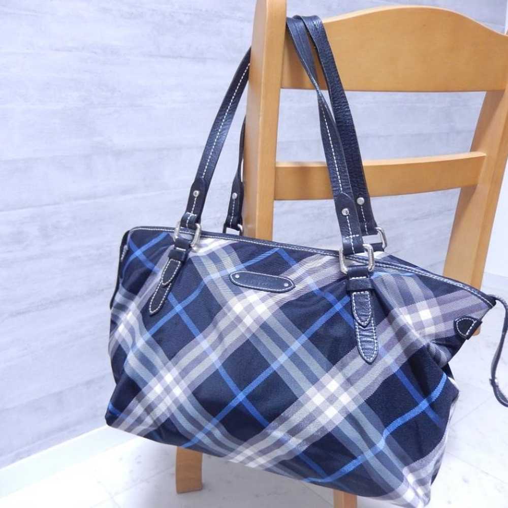 【Item SH0611】Burberry Blue Label Nova Check Tote … - image 3