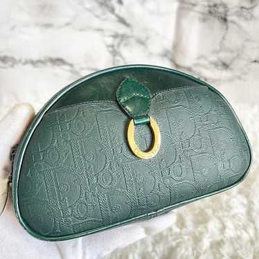 Christian Dior Trotter Leather Mini Pouch