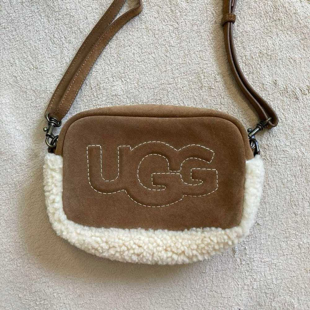 【UGG】Shearling Suede Crossbody Shoulder Bag - image 2