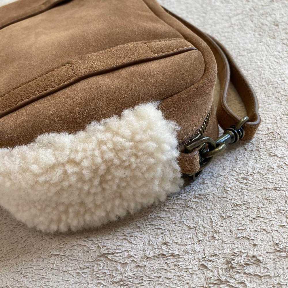 【UGG】Shearling Suede Crossbody Shoulder Bag - image 7