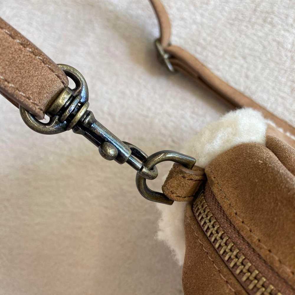 【UGG】Shearling Suede Crossbody Shoulder Bag - image 9