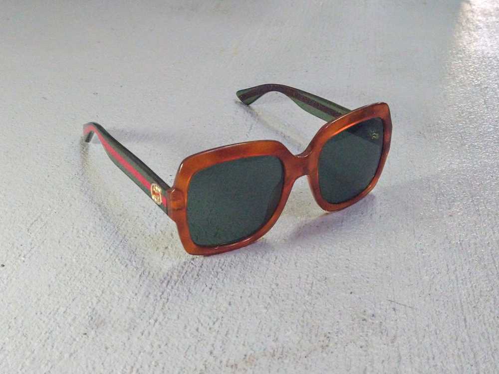 Gucci × Streetwear Gucci Sunglasses GG0036 Brown … - image 2