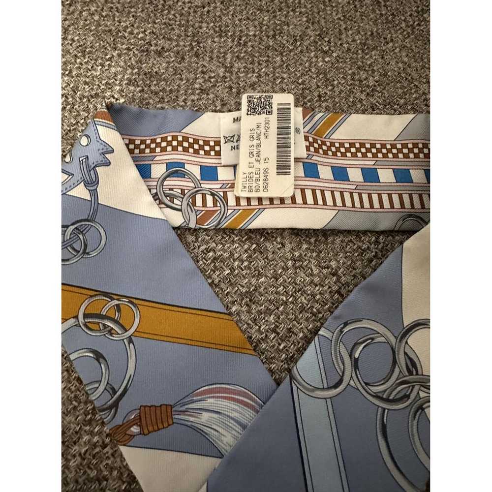 Hermès Twilly 86 silk scarf - image 2