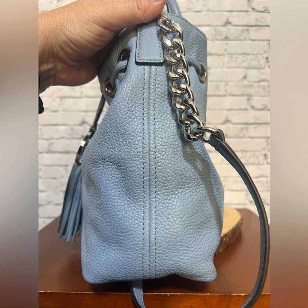 Michael Kors large Blue Camden drawstring satchel - image 11