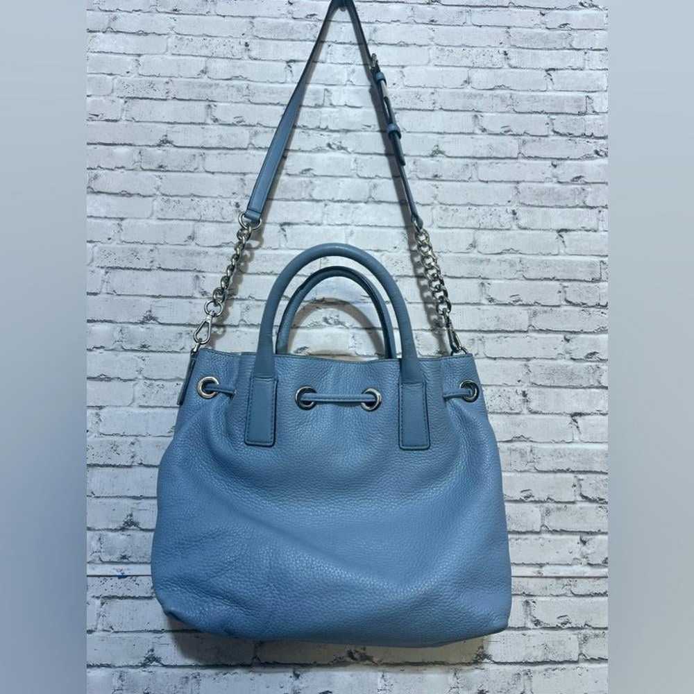 Michael Kors large Blue Camden drawstring satchel - image 9