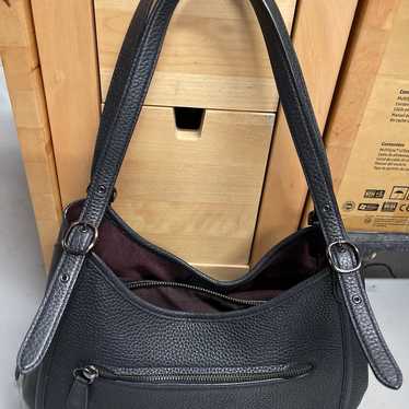 Coach pebble leather shoulder bags