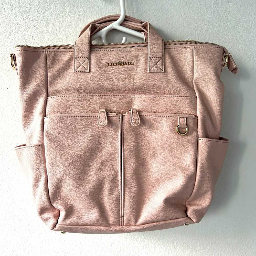 Lily Jade Pink Convertible Caroline Tote NEW - image 2