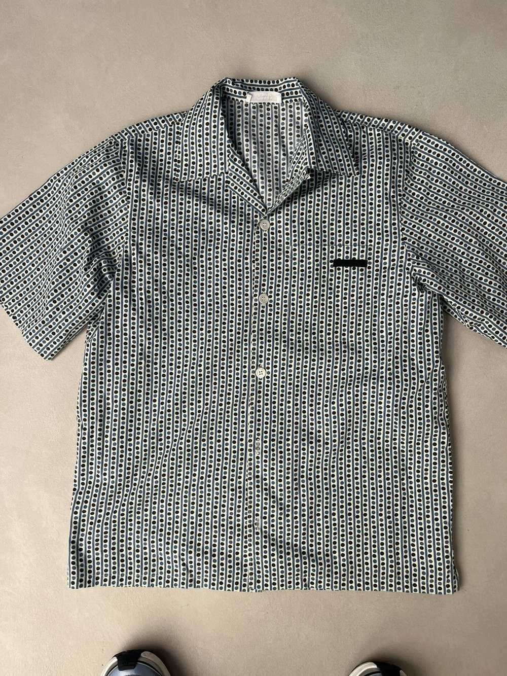 Prada Prada dotted bowling shirt - image 1