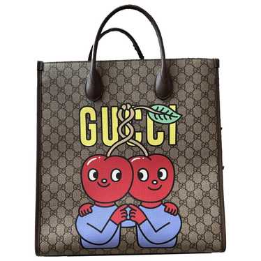 Gucci Leather weekend bag