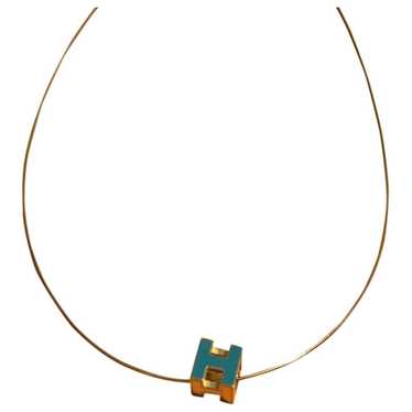 Hermès Cage d'H ceramic necklace - image 1