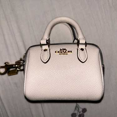 Coach mini bag charm