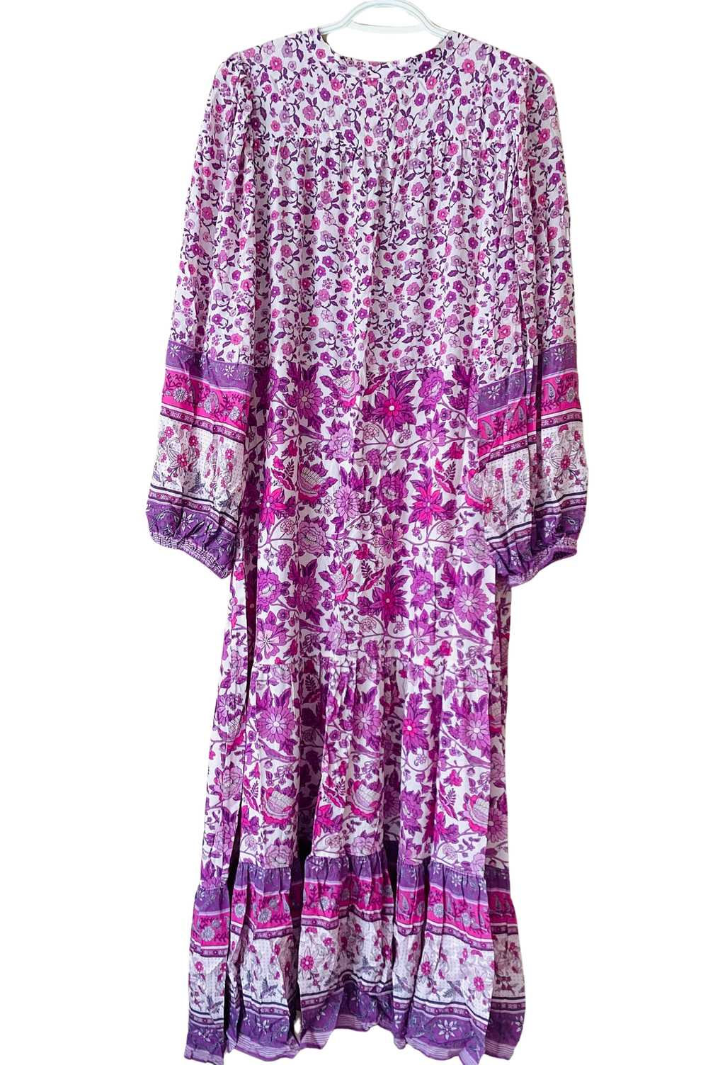 Spell USA Mossy Button Through Gown in Berry Lilac - image 3