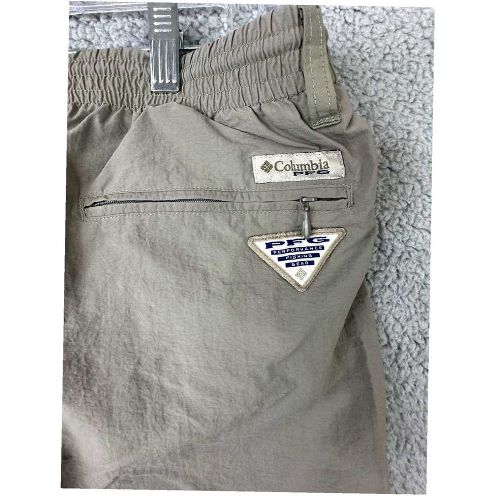 Vintage Mens Large 36x29 Taupe Columbia PFG Omni … - image 6