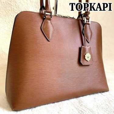 【Excellent Condition】TOPKAPI Topkapi Embossed Leat