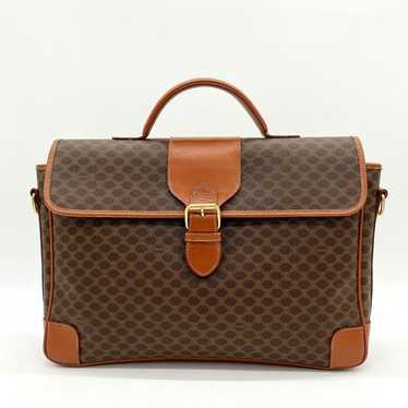 【CELINE】Handbag Business Bag Macadam Pattern