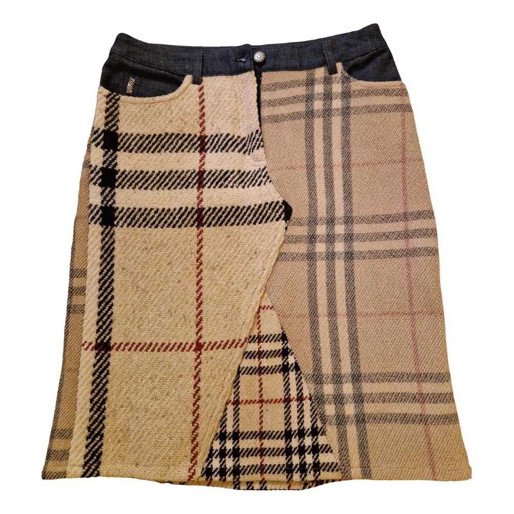 Burberry Wool mid-length skirt - image 1